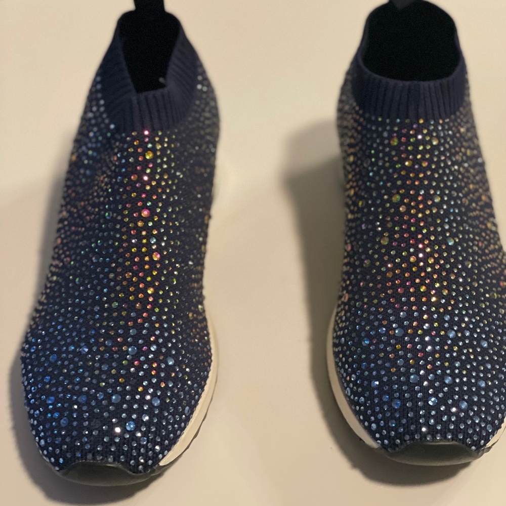 Carvela Women's rhinestone slip on sneaker